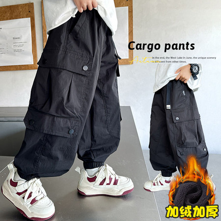 小萨贝贝&小萨贝贝&KZ255230男童冬装工装裤