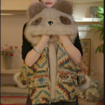 萌宝衣橱&萌宝衣橱&8513费尔岛毛毛衣外套