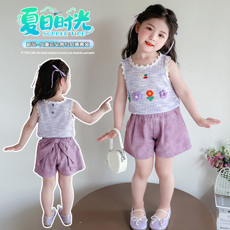 蓝贝儿童装&蓝贝儿童装&蝴蝶结套装2520