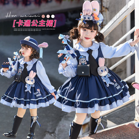 小豌豆&小豌豆&8523-朱迪警官洛丽塔连衣裙