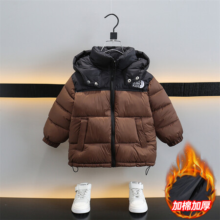 麦豆&麦豆&MD-羽绒棉连帽加厚棉衣