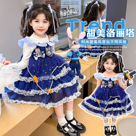 度身尔女&度身尔女&503款兔子萝卜洛丽塔连衣裙
