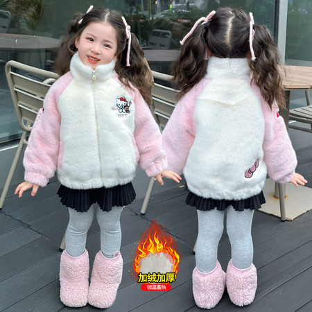 小潮派童装&小潮派童装&XCP25037kitty猫毛毛衣