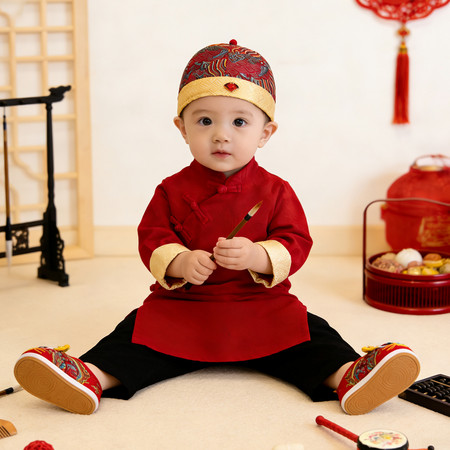 萌彦蓓儿&萌彦蓓儿&周岁服-平安