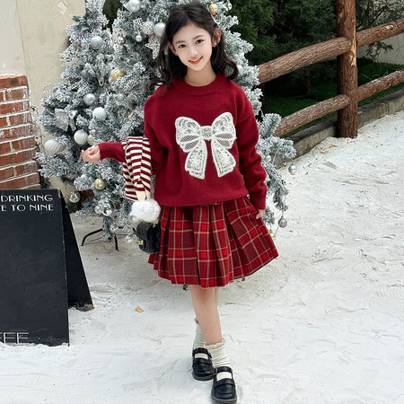 七彩云供货中心&七彩云供货中心&6616毛衣年服套装