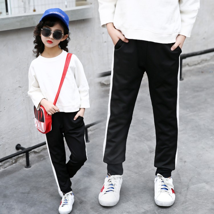 Black casual trousers