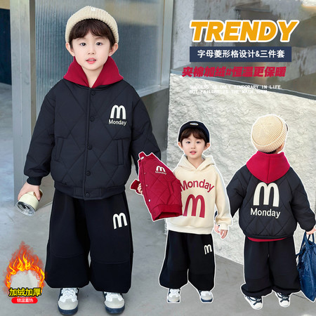 麦萌宝贝&麦萌宝贝&大M绣花棉衣