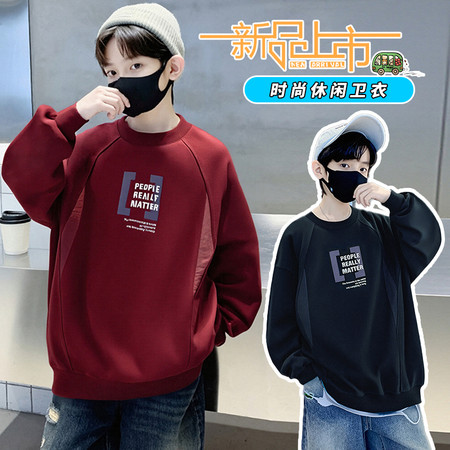 兄弟国际&兄弟国际&816-拼接奥粒绒卫衣