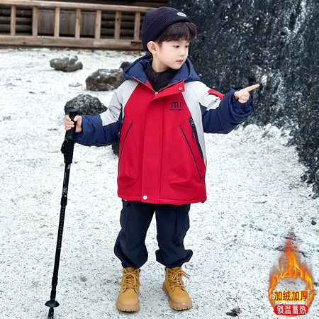 奇特衣族(HY168.潮）&奇特衣族(HY168.潮）&25X10绣M加绒冲锋衣