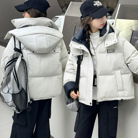 潮衣汇&潮衣汇&523款贴标棉服