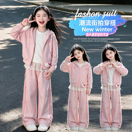 潮衣汇&潮衣汇&CYH268112款蝴蝶结套装