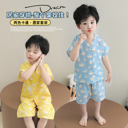 遇见兔&遇见兔&B109大鹅纱布短袖空调服