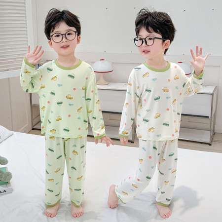 依彤蓓蓓&依彤蓓蓓&2533小车印花长袖套装