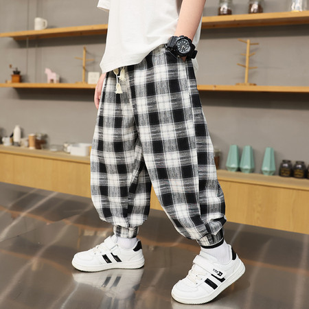 乐彼丹奇&乐彼丹奇&LBDQ-110款夏季格子裤