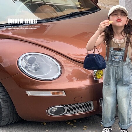 一颗柠檬&一颗柠檬&YKNM2332织带背带裤