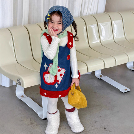 幼颜呦&幼颜呦&25DK09小苹果牛仔裙