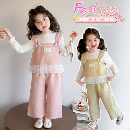 米小妞&米小妞&2602蝴蝶结三件套