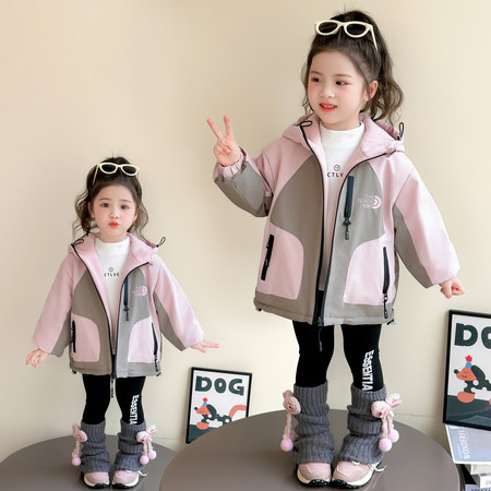 语妮童布&语妮童布&两面穿冲锋衣