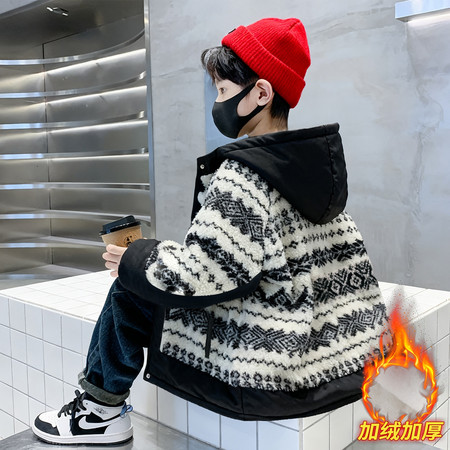 爱宝贝&爱宝贝&连帽毛毛衣