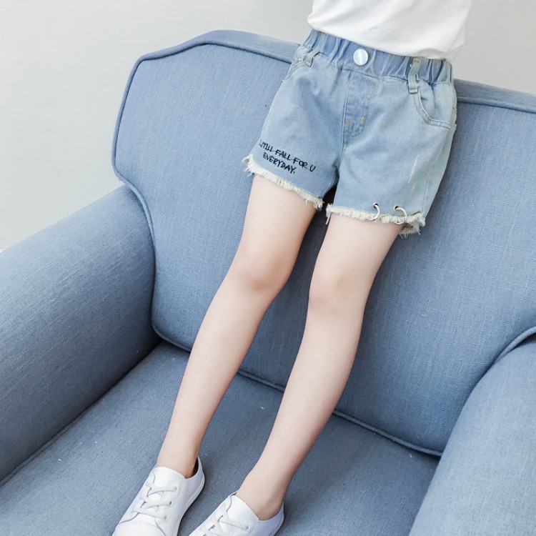 Girl's Ring Jeans Shorts