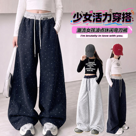 小沐猴&小沐猴&2637波点卫裤