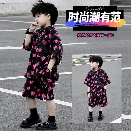 未来星服饰有限公司&未来星服饰有限公司&002花朵衬衫套装后天出货量大价优