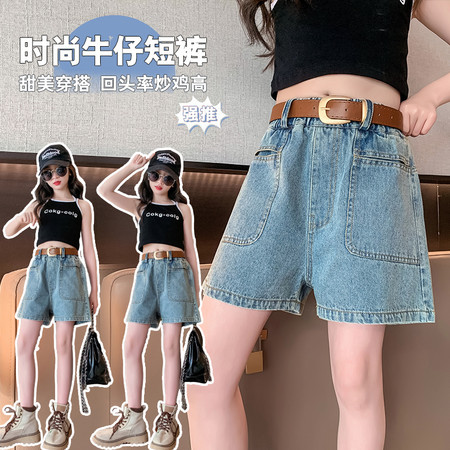 霖霖日记童装&霖霖日记童装&2359款牛仔短裤9