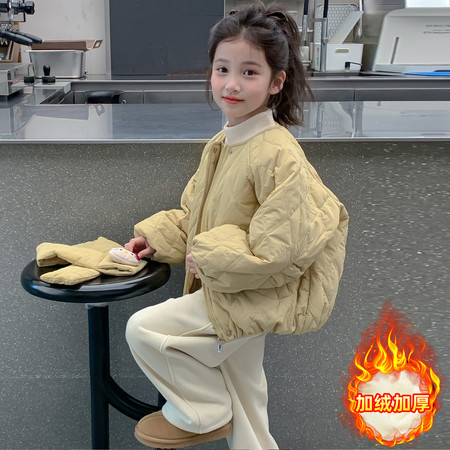 三毛网供&三毛网供&251628甜美围脖棉袄外套送围脖