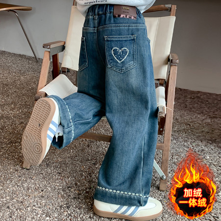三毛网供&三毛网供&251815爱心牛仔裤