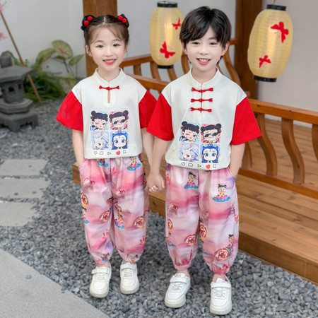布二童装&布二童装&男女童哪吒套装B25018