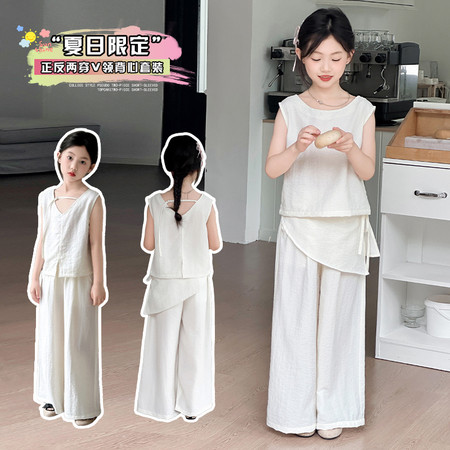 贝贝优品&贝贝优品&两穿麻料套装