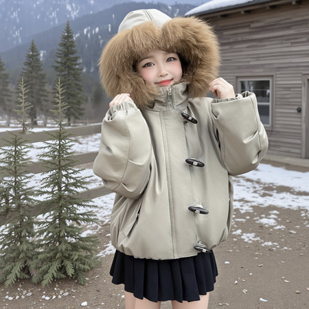 小琪家&小琪家&牛角扣派克服