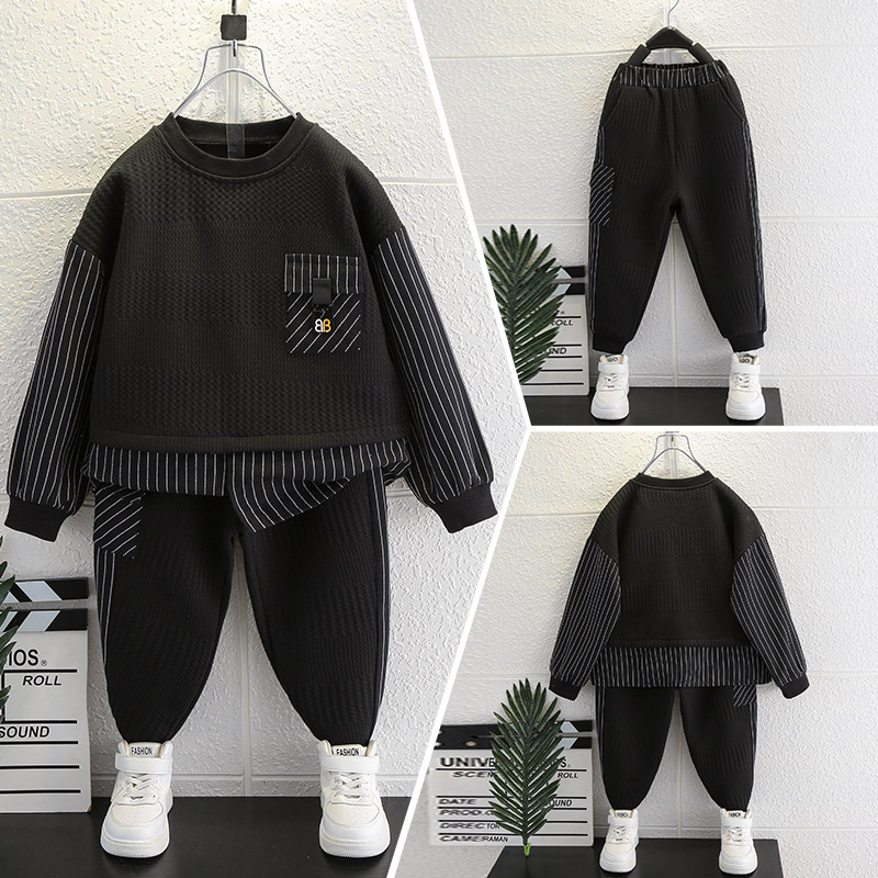 玛丽莎童装&玛丽莎童装&提花布两件套