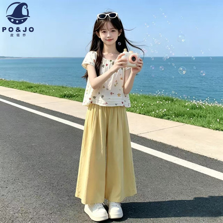 青苗贝贝&青苗贝贝&2611夏款满印小花朵套装