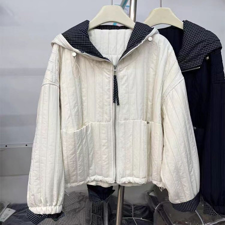 朵拉童品&朵拉童品&格子连帽棉服外套