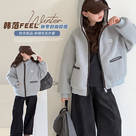 摩卡公主&摩卡公主&5427夹棉毛毛外套