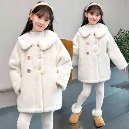 芝士猫&芝士猫&娃娃领水貂大衣