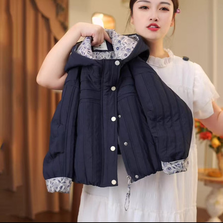 沐沐童堡&沐沐童堡&Q5782-格子拼接棉服