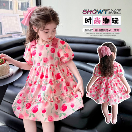 芭尔贝贝&芭尔贝贝&甜美花朵连衣裙