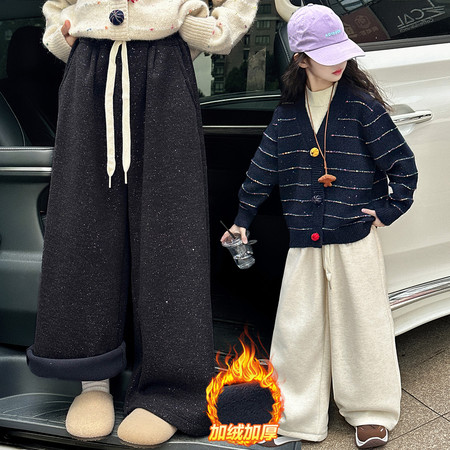 萌宝潮妞&萌宝潮妞&D920撒银糯米羊绒裤