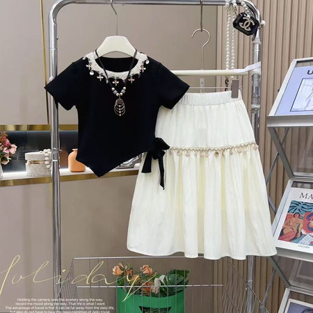 甜心西柚【原:金宝树】&甜心西柚【原:金宝树】&波西米亚风半身裙两件套