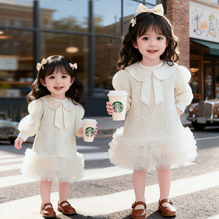 红嗨儿&红嗨儿&娃娃领裙