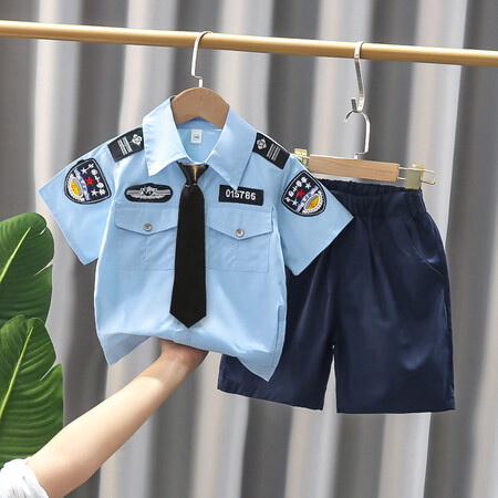 哈唯嘉&哈唯嘉&TZ010-警察服短袖套装