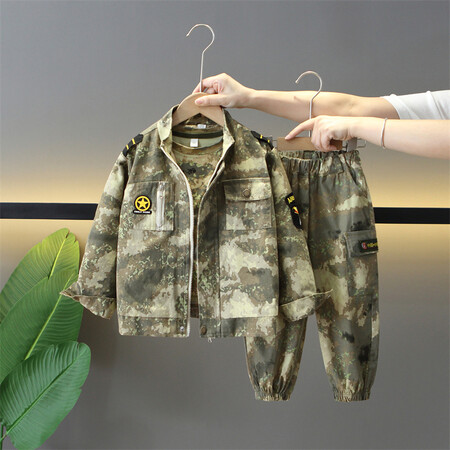 哈唯嘉&哈唯嘉&TZ167-沙漠迷彩外套三件套二件套