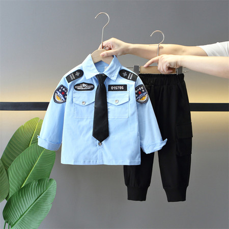 哈唯嘉&哈唯嘉&TZ002-警察服长袖套装--送领带