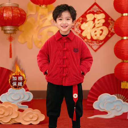 哈唯嘉&哈唯嘉&TZ25117-福字夹棉年服2