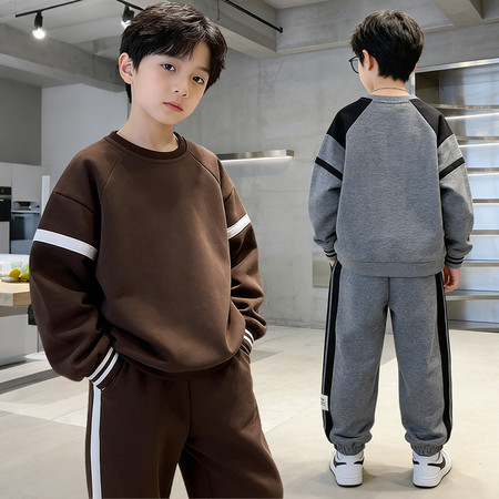 哈唯嘉&哈唯嘉&TZ25746-袖子白条-黑条套装2色-