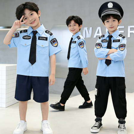 哈唯嘉&哈唯嘉&TZ002--警察服长袖套装模特