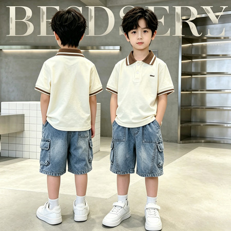 哈唯嘉&哈唯嘉&TZ2620-咖色领杏色加手枪袋短裤