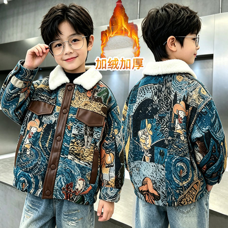 哈唯嘉&哈唯嘉&WT148--梵高加绒外套-